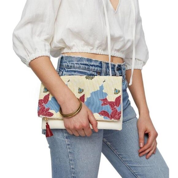 ✨Rachel Pally Bloom Reversible Clutch, NWOT - Picture 1 of 5